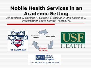 Mobile Health Services in an Academic Setting