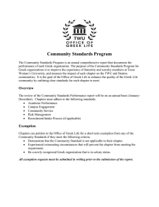 Community Standards Program