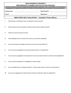 Self Evaluation Form Classified-Group C