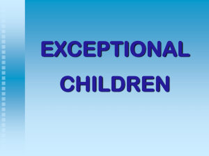 Exceptional Children