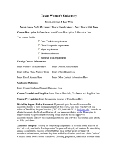 TWU Syllabus Template (for classroom use)