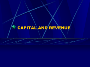 capital and revenue