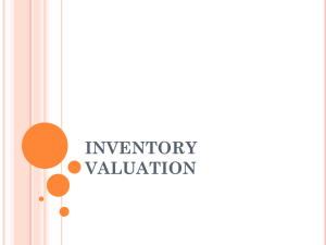 inventory valuation