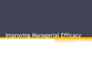 improving managerial efficacy 9