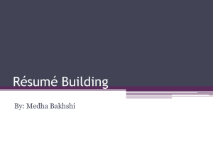 rsum building-revised