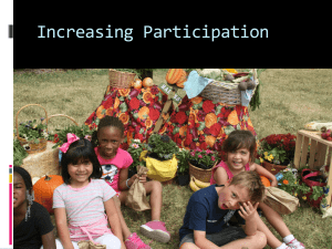 Southwest Region Training: Increasing Participation