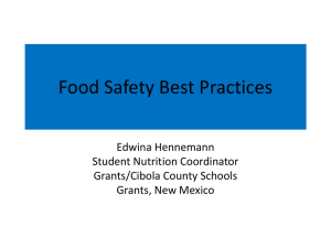 Southwest Region Training: Food Safety