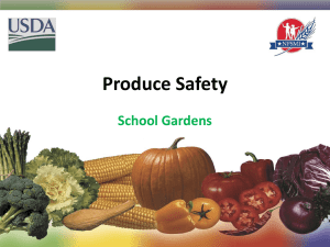 Produce Safety Presentations and Talking Points
