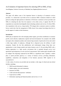 An Evaluation of important factors for selecting EPS in SME