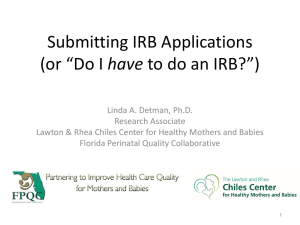 IRBs for PhD Students