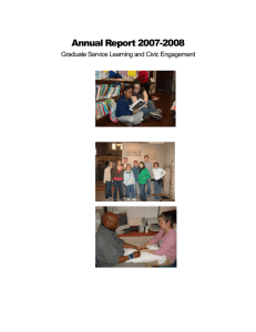 Graduate Programs Report 2007-2008