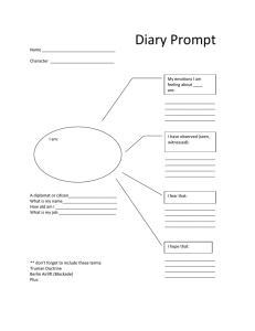 Diary Prompt