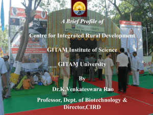 CIRD Activities