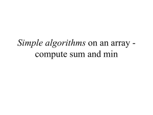 3.8 Simple algorithms on an array - compute sum.ppt