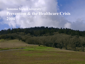 Prevent the Crisis (Power Point)