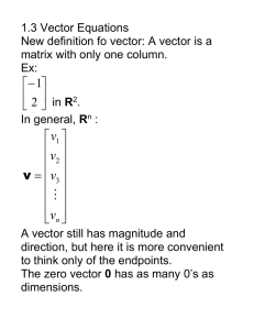 Sec. 1.3 Vector Equations.doc