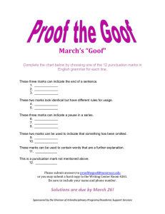 March’s “Goof”