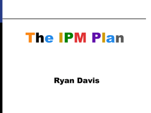 IPM Plan Requirements