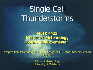 Single Cell (Airmass) Storms