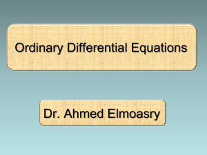 Basic Definition and Terminology