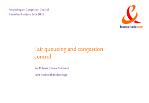 Fair queueing and congestion control