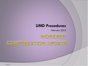 UMD Procedures February 2015 7/1/2016 1