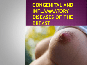 Breast inflammatory lesion