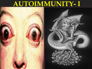 Autoimmune disease I