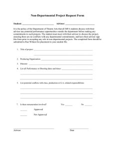 Non-Departmental Project Request Form