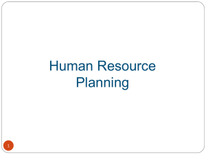 التخطيط للموارد البشرية human resources planning lمستوى ثامن