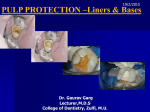 lecture for 2nd yr students-complete liner & bases-26/2/15