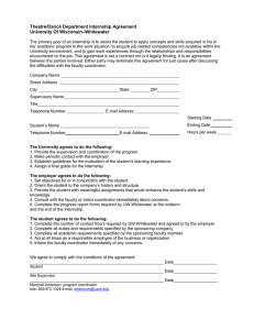 Internship Agreement Worksheet