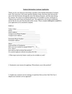 Student Information Assistant Application