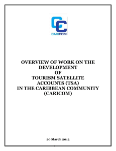 Overview of the Development of TSA in Caricom