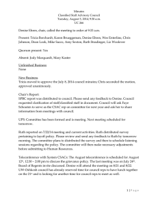 8/5/2014 USC Minutes