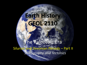 The Silurian and Devonian Periods II