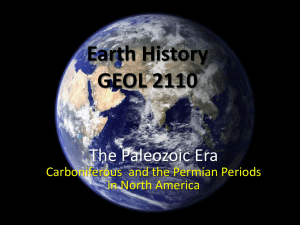 The Carboniferous and Permian Periods I