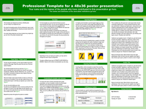 Green PowerPoint Presentation Poster Sample Template