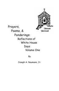 Prayers Poems & Ponderings