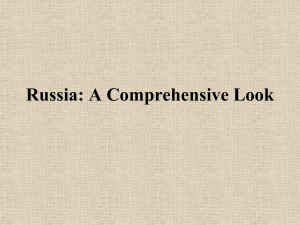 *Russia - a Comprehensive View