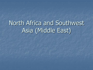 North Africa with SW Asia