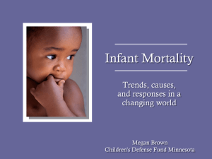 Ch. 2 Supplement- Infant Mortality
