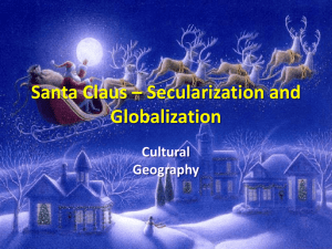 Santa Claus - Globalization Secularization