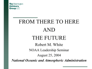 Global sterwardship NOAA