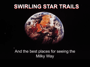 SWIRLING STAR TRAILS