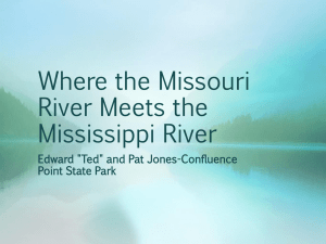 Where the Missouri River Meets the Mississippi River Edward &#34;Ted&#34; and Pat Jones-Confluence