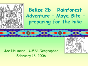 Belize 2b - Rainforest Adventure Maya Site preparing for the hike