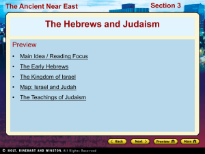 Hebrews Judaism
