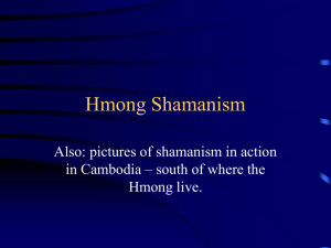Hmong Shamanisn Cambodian Shamanism