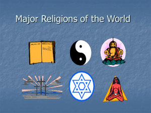 Major Religions in the World